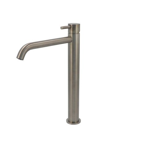 Hotbath Laddy hoge wastafelmnegkraan zonder waste nikkel geborsteld OUTLETSTORE STORE40805