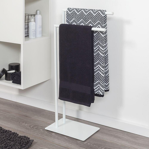Sealskin Tube Porte-serviettes Métal Blanc SW207215