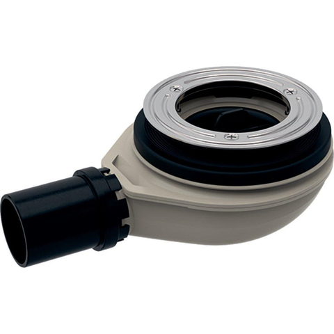 Geberit Setaplano Sifon - voor bad/douchebak B11.5xL16.3cm - 90cm - grijs SW115551