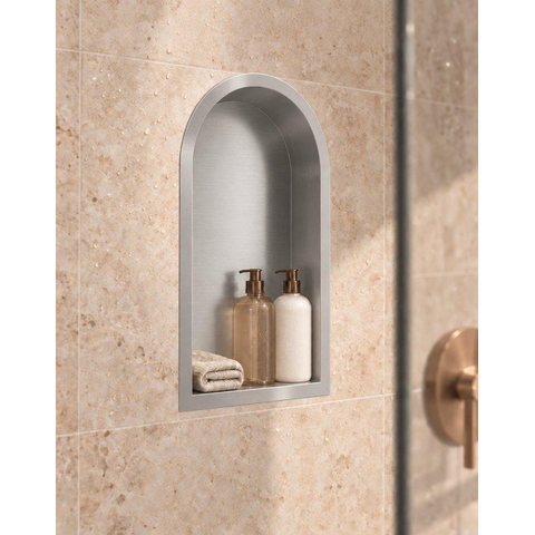 Fortifura Galeria Inbouwnis - 47.8x32.8x10cm - toog - geborsteld RVS SW1529785