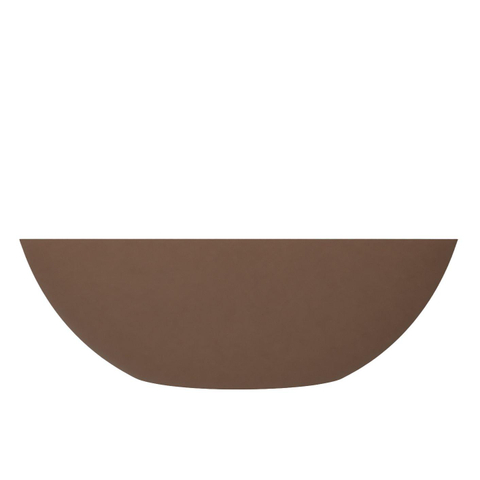 Arcqua Prince Opbouw Waskom - ovaal 49x34cm - mat chocola SW1584237