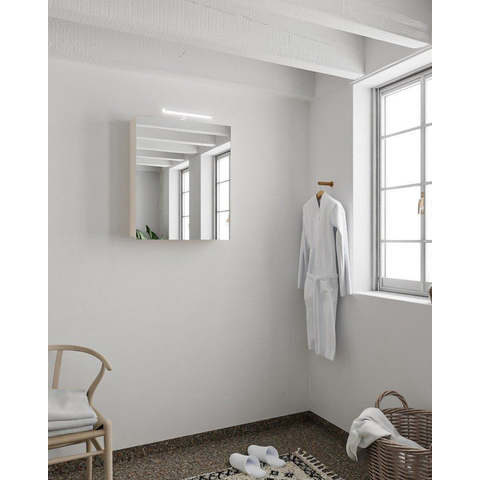 Mondiaz CUBB spiegelkast – 50x70x16 cm – 1 deur – Linen (offwhite) SW1216099