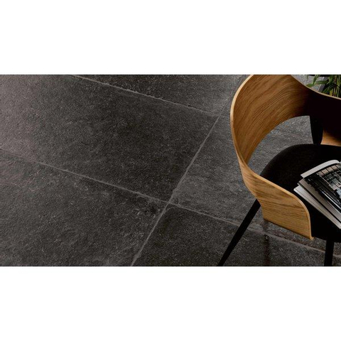 ÉCHANTILLON Ceralto Divaro Plank Carreau de sol - 80x80cm - 9.5mm - rectifié - Dark SW912688