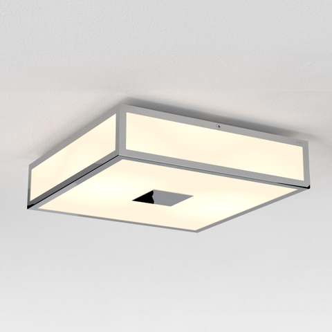 Astro Mashiko Classic 300 Square Plafonnier 8.7x30x8.7cm IP44 douille E27 chrome SW75630