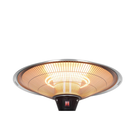 Eurom Chauffage de terrasse PD2101 XXL Chauffage de patio 2100 watt 160-225 cm inox SW877012