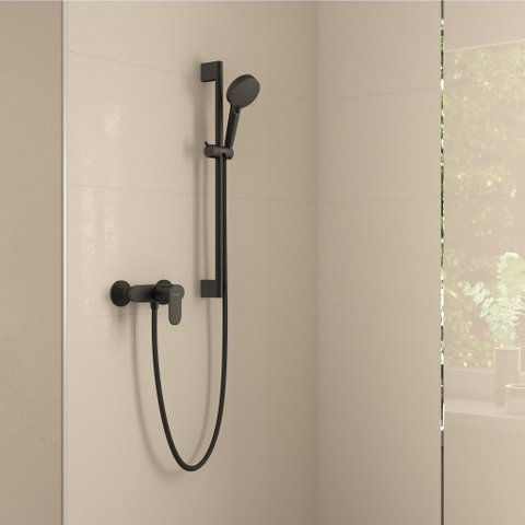 Hansgrohe Vernis Blend Eengreeps douchekraan - opbouw - mat zwart SW651566