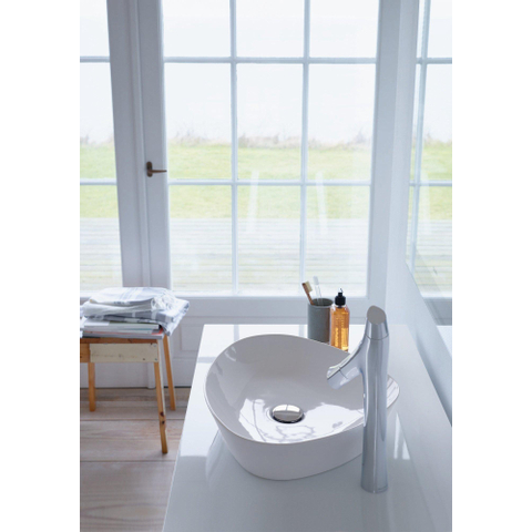 Duravit Cape cod Opzetwastafel - 40.5x50cm - zonder kraangat - zonder overloop - glans wit 0293441