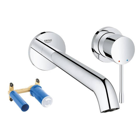 GROHE Essence New Ensemble de robinet encastrable - bec 23cm - taille L - sans bonde - chrome SW25094