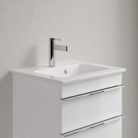 Villeroy & Boch venticello fontein - 500x420mm - met overloop - 1 kraangat - White Alpine (glans wit) 1025160