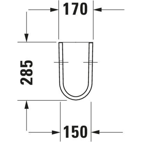 Duravit Starck 3 Philippe Starck - 3 Sifonkap - wit 0312770