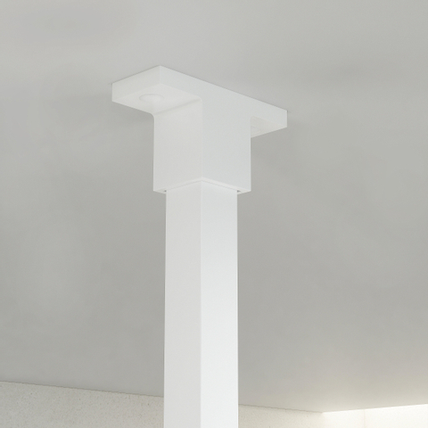 Fortifura Galeria Stabilisatiestang - plafond - ten behoeve van inloopdouche - 125cm - mat wit SW804546
