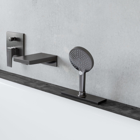 Hansgrohe Raindance Select S RD Sel S - handdouche 120 - 3jet PowderRain - ecosmart - geborsteld zwart chroom SW1382826