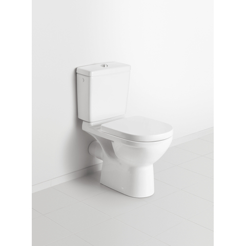 Villeroy & Boch O.novo duoblokreservoir + binnenwerk m. zijaansluiting links/rechts wit SW77058