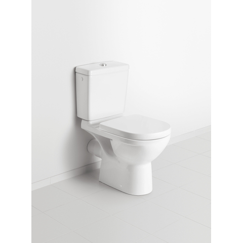 Villeroy & Boch O.novo WC à poser à fond creux avec connexion dessous Blanc 0124121