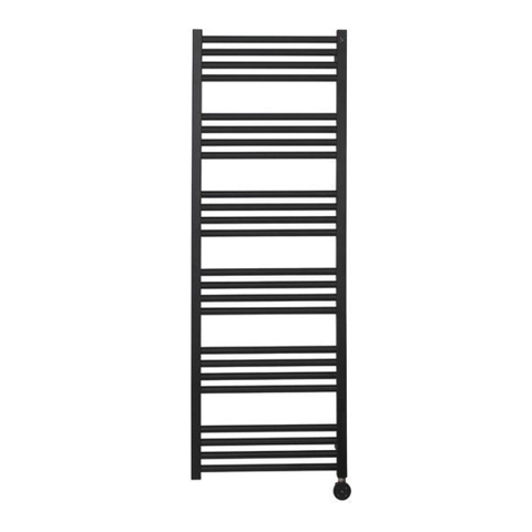 Crosswater MPRO Radiateur sèche-serviettes électrique - 140x50cm - 600 Watt - noir mat SW670263