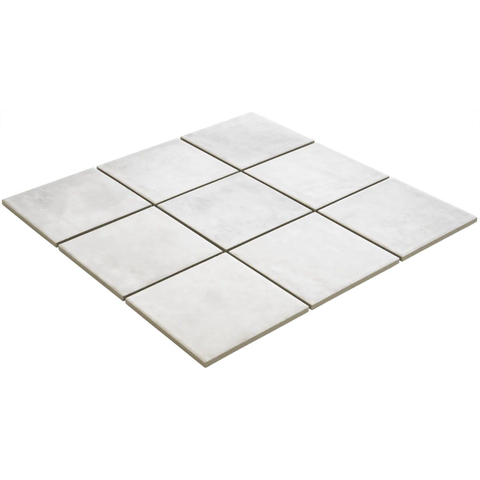 The Mosaic Factory Kasba mozaïektegel - 30x30cm - 6.5mm - vierkant - glans wit SW798753