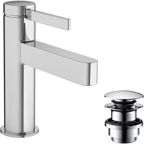 Hansgrohe Finoris Wastafelmengkraan - 16.4x12.6cm - hoogglans chroom SW651205