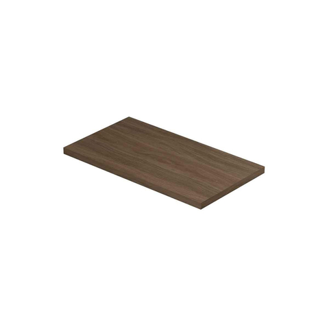 INK Topdeck XS Plan vasque - 40x22x1.6cm - pour meuble bas - MFC Chêne pur SW798093