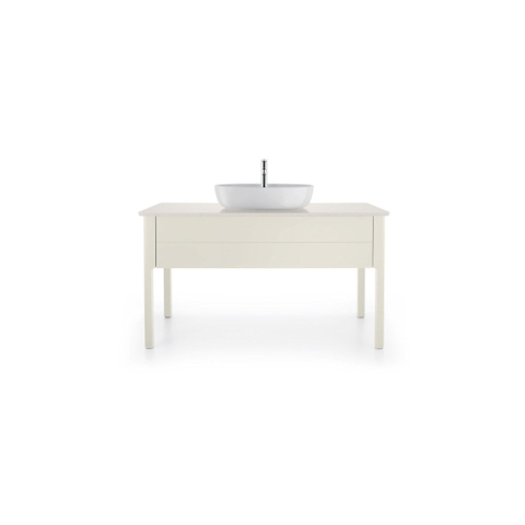 Duravit Luv Opzetwastafel - 60x40cm - met 1 kraangat - zonder overloop - glans wit SW227986