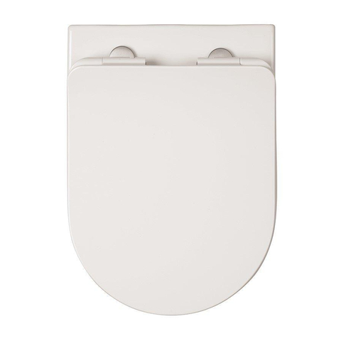 Crosswater Glide II Toiletbril - 52cm- softclose - quickrelease - glans wit SW857407