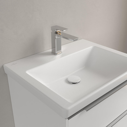 Villeroy & Boch Subway 3.0 Lavabo - 600 x 470 x 165 stone white mat (blanc) CeramicPlus - sans trop-plein SW702145
