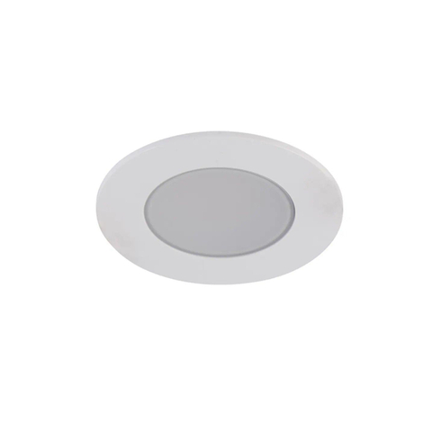 QAZQA Blanca Inbouwspot - 9x9cm - incl. LED - 3 staps dimbaar - IP44 - mat wit SW1187213