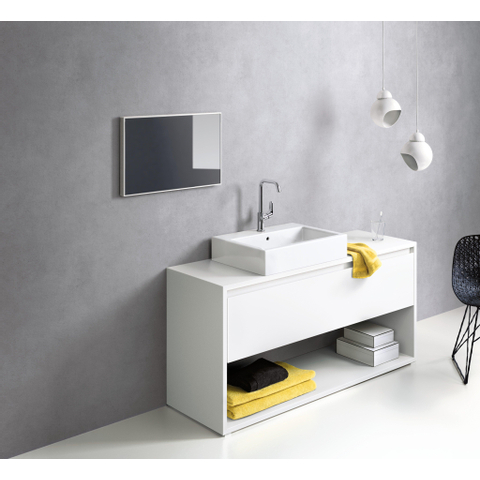 Hansgrohe Focus E2 wastafelkraan - met hoge - draaibare uitloop - inclusief ComfortZone - 240 met waste - hoogglans chroom 0605545