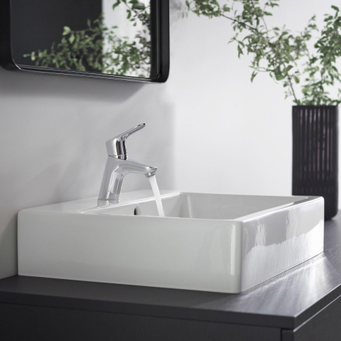 Hansgrohe Focus Eengreeps wastafelmengkraan - 70 met afvoerplug - hoogglans chroom GA19601