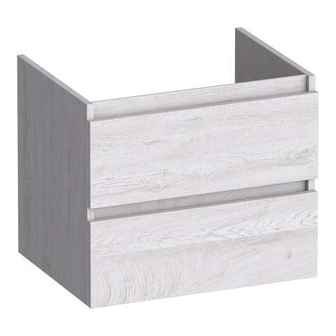 BRAUER Joy meuble sous-lavabo 60 2 tiroirs softclose - sans poignée - 1 découpe pour siphon - Forest Seashell SW1201153