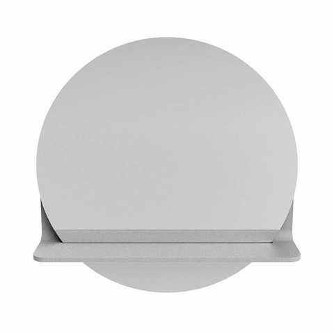 Mondiaz SPOT miroir – Ø 50 cm – avec tablette – Plata (bleu argenté) SW1235580