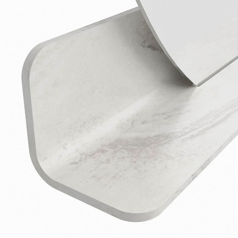 Mondiaz SPOT miroir – Ø 120 cm – avec tablette – Ostra (beige) SW1235666