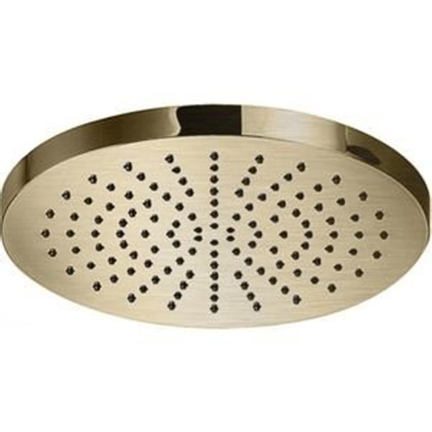 Hotbath Mate Hoofddouche 30cm rond - geborsteld messing goud SW230144