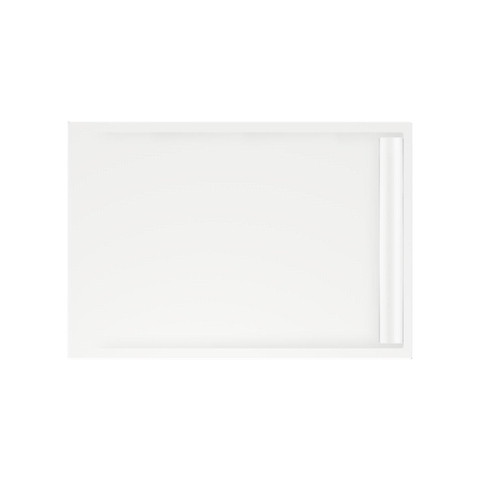 Xenz Easy Tray douchevloer - 120x100x5cm - acryl - zonder gootcover - wit SW379292