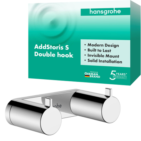 Hansgrohe AddStoris S dubbele haak chroom SW1567148