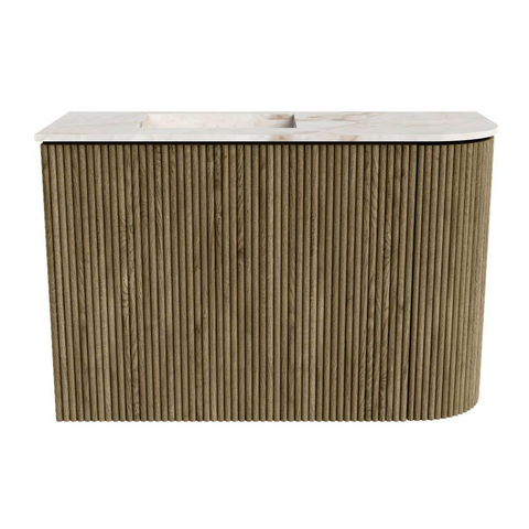 Mondiaz JOYA-DLUX Meuble de toilette 61,6cm - arrondi droit couleur Dusk - Vasque FAYE position Gauche 1 trou de robinet couleur Frappe. SW1423092