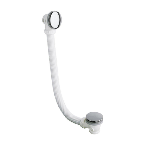 Crosswater Bath Wast Extended - 100cm badafvoer - met klikwaste - 52mm - hoogglans chroom SW295712