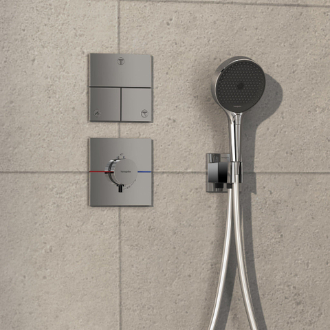 Hansgrohe ShowerSelect Comfort E Thermostaat - inbouw - hoogglans chroom SW918074