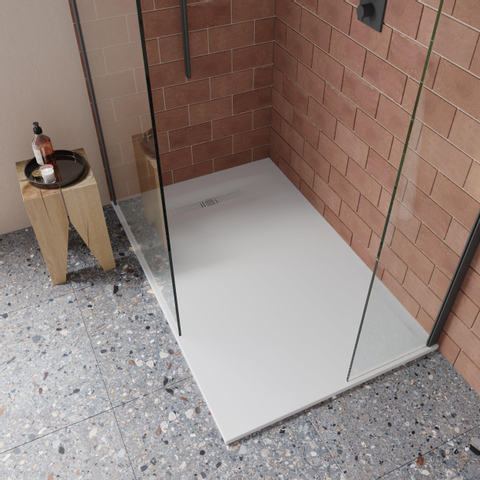Crosswater Vito Rechthoekige Douchebak - 900x1500 - 25mm - glans wit SW916871