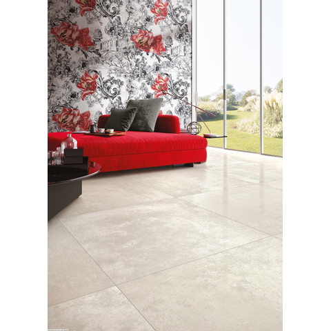 Ceralto Briano Urban Carreau de sol - 100x100cm - 8.5mm - rectifié - Perla SW416449