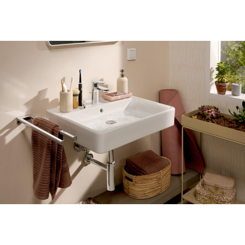 Hansgrohe Vernis Blend Eengreeps wastafelmengkraan - 100 - coolstart - met PopUp - trekwaste - hoogglans chroom SW642522