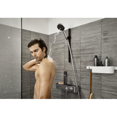 Hansgrohe Pulsify select s - select - handdouche - 3jet relaxation - ecosmart - diameter 10.5cm - hoogglans chroom SW651042