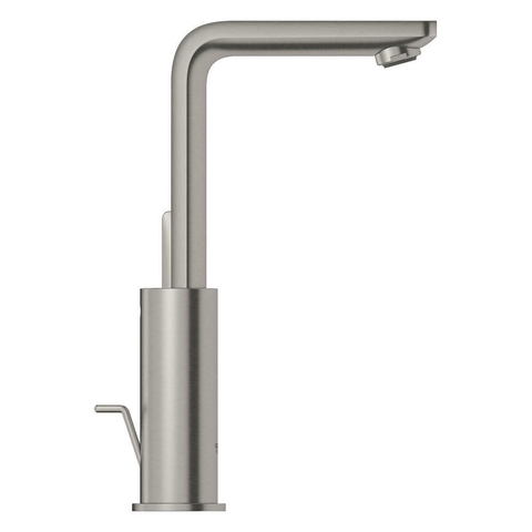 GROHE Lineare New Mitigeur de lavabo L Size avec bonde et bec rotatif coulé supersteel SW97539
