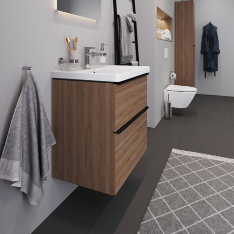 Duravit D-neo Meubelset - met wastafelonderbouwkast - met 2 laden - met softclose - 65x20x48cm - inclusief wastafel - mat wit SW641977