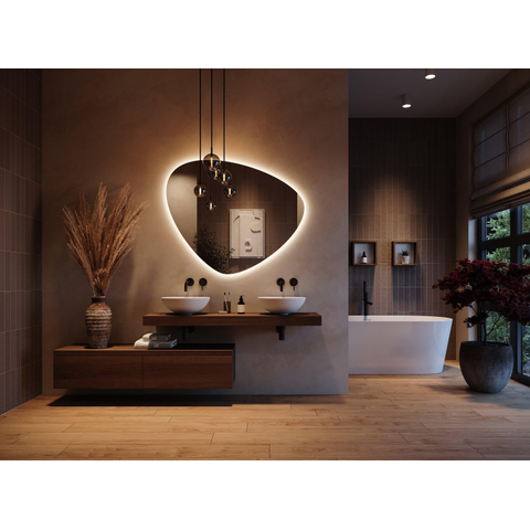 Looox Organic line Miroir éclairage CCT 40x60 cm SW278348