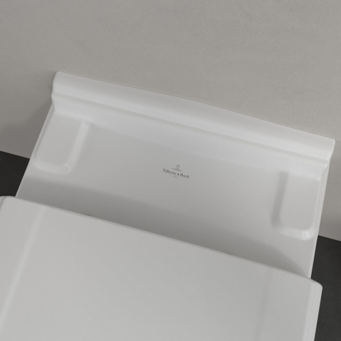 Villeroy & Boch Hommage wandcloset - 60cm - met spoelrand - diepspoel CeramicPlus - White Alpine (glans wit) GA38157