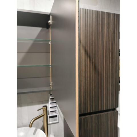 Saniclass Holz Base spiegelkast – 120x70 cm – Eiken SW773985