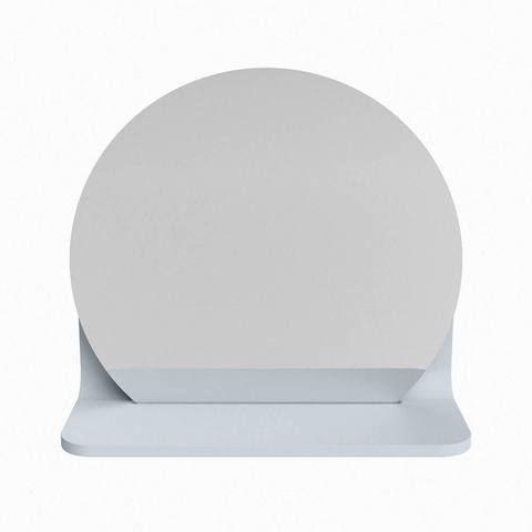 Mondiaz SPOT miroir – Ø 30 cm – avec tablette – Clay (brun) SW1235502