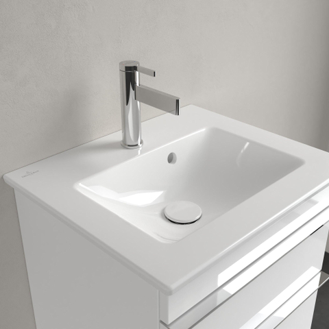 Villeroy & Boch venticello fontein - 500x420mm - met overloop - 1 kraangat - White Alpine (glans wit) 1025160