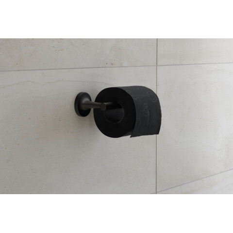 Duravit Starck T Toiletrolhouder - zonder klep - mat zwart SW297083