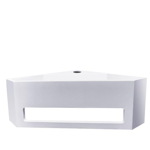 Wiesbaden Julia Hoekfontein - 35x35x16cm - solid surface - mat wit SW641781